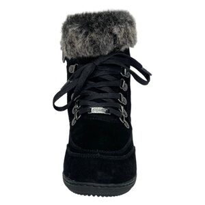 NIB Khombu Farros Black Leather Ankle Boot - Sz 7